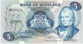 Bank Of Scotland 5 Pound Notes 5 Pounds, 21.11.1977
